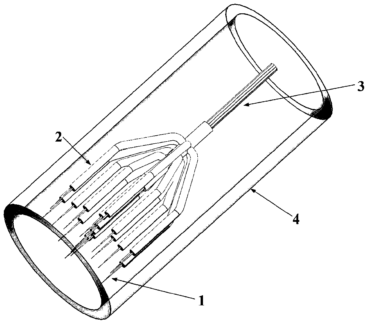 Imaging measurement method for gas holdup of gas-liquid two-phase flow of a single optical fiber array sensor