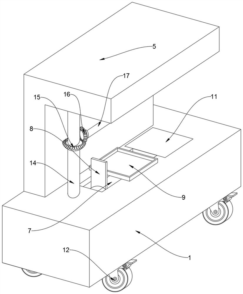 Auxiliary device for material performance spectrum detection