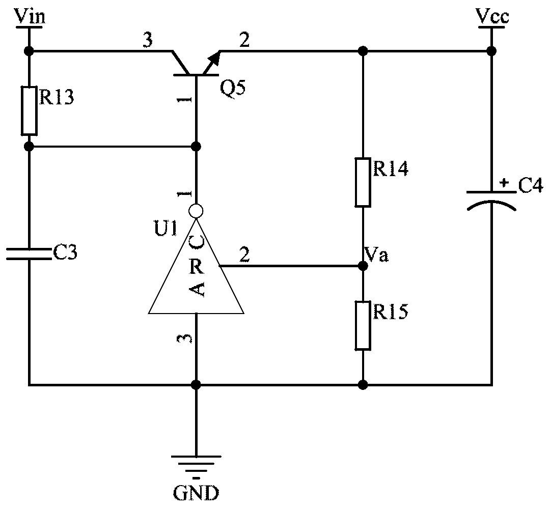 Vehicle relay energy saving control circuit having voltage protection