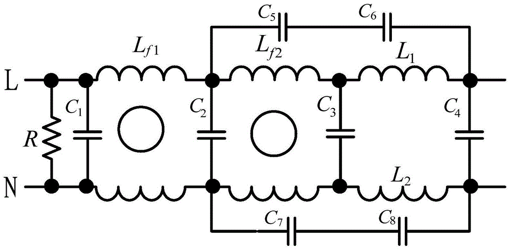 External front-end filter for household appliances for improving the power spectral density of PowerCat