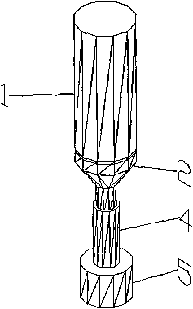 Stick for obtaining toxin of scorpions