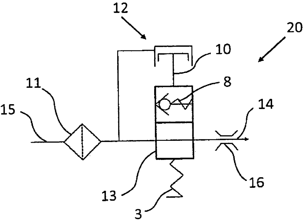 Pneumatically controlled drain valve