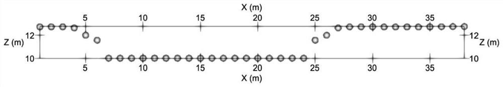 Geological inversion method based on land and underwater direct current combined measurement