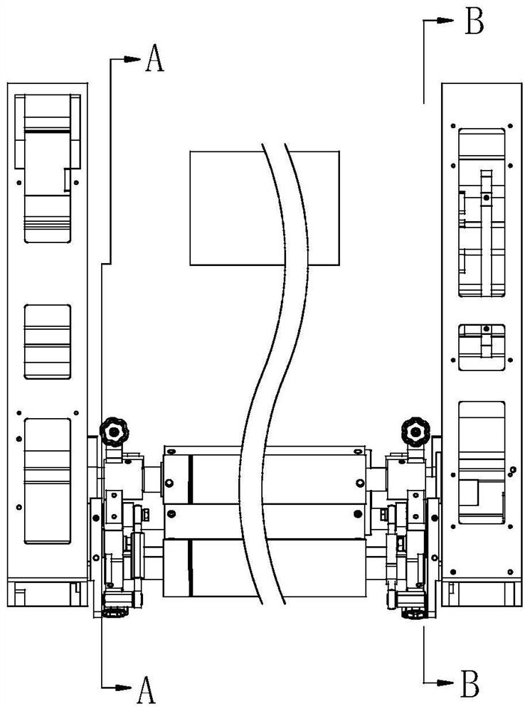 Novel batching tension control device of glass fiber weaving machine