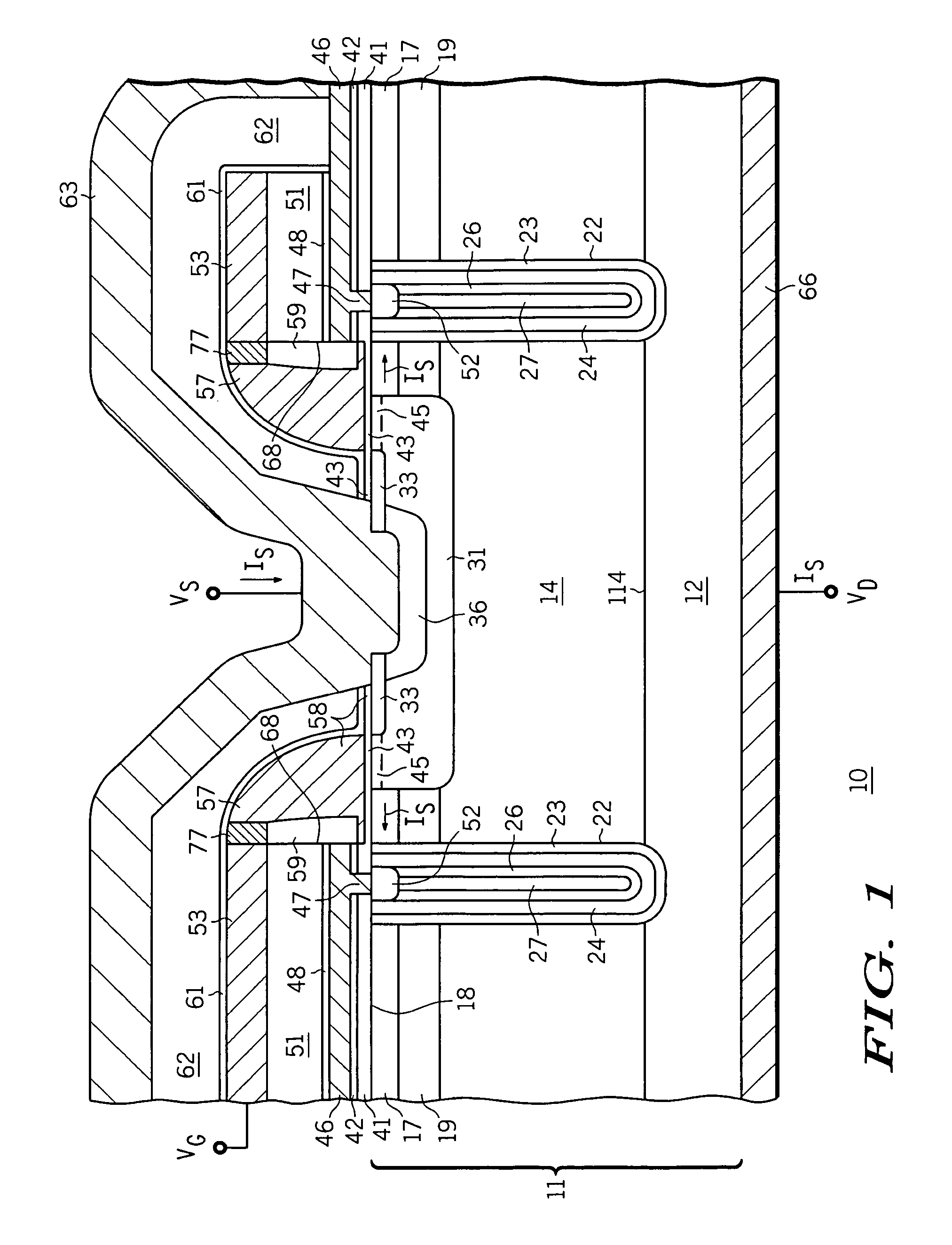 Semiconductor device having deep trench charge compensation regions and method