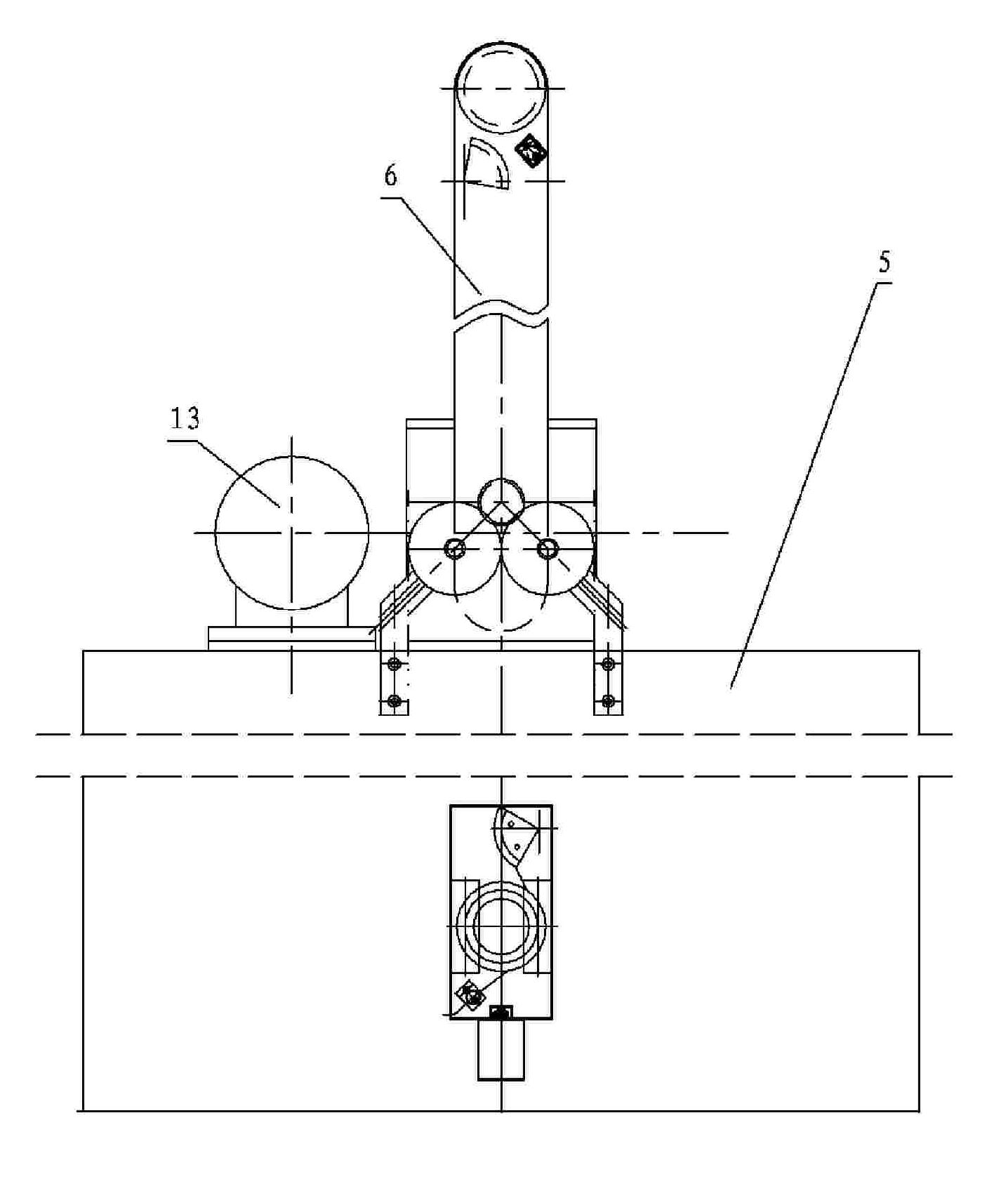 Repeated bending test equipment of optical cable