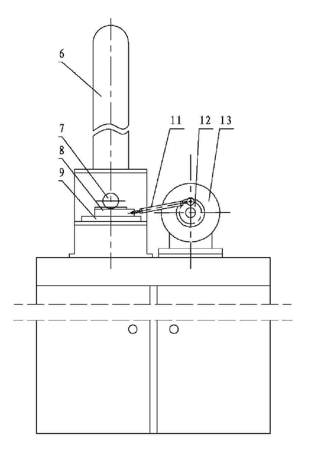 Repeated bending test equipment of optical cable