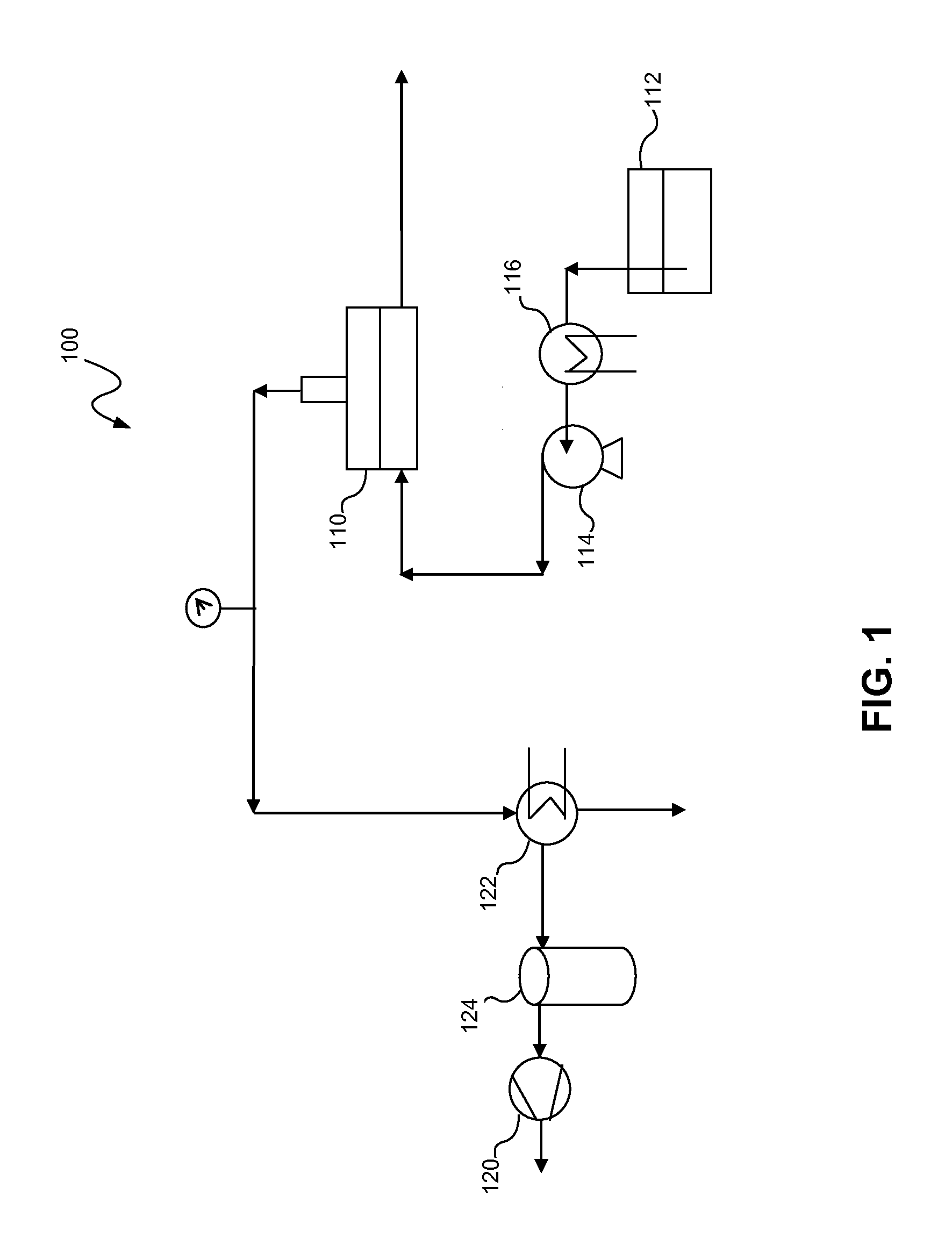 Vacuum membrane distillation (VMD) using aspirator to generate vacuum pressure