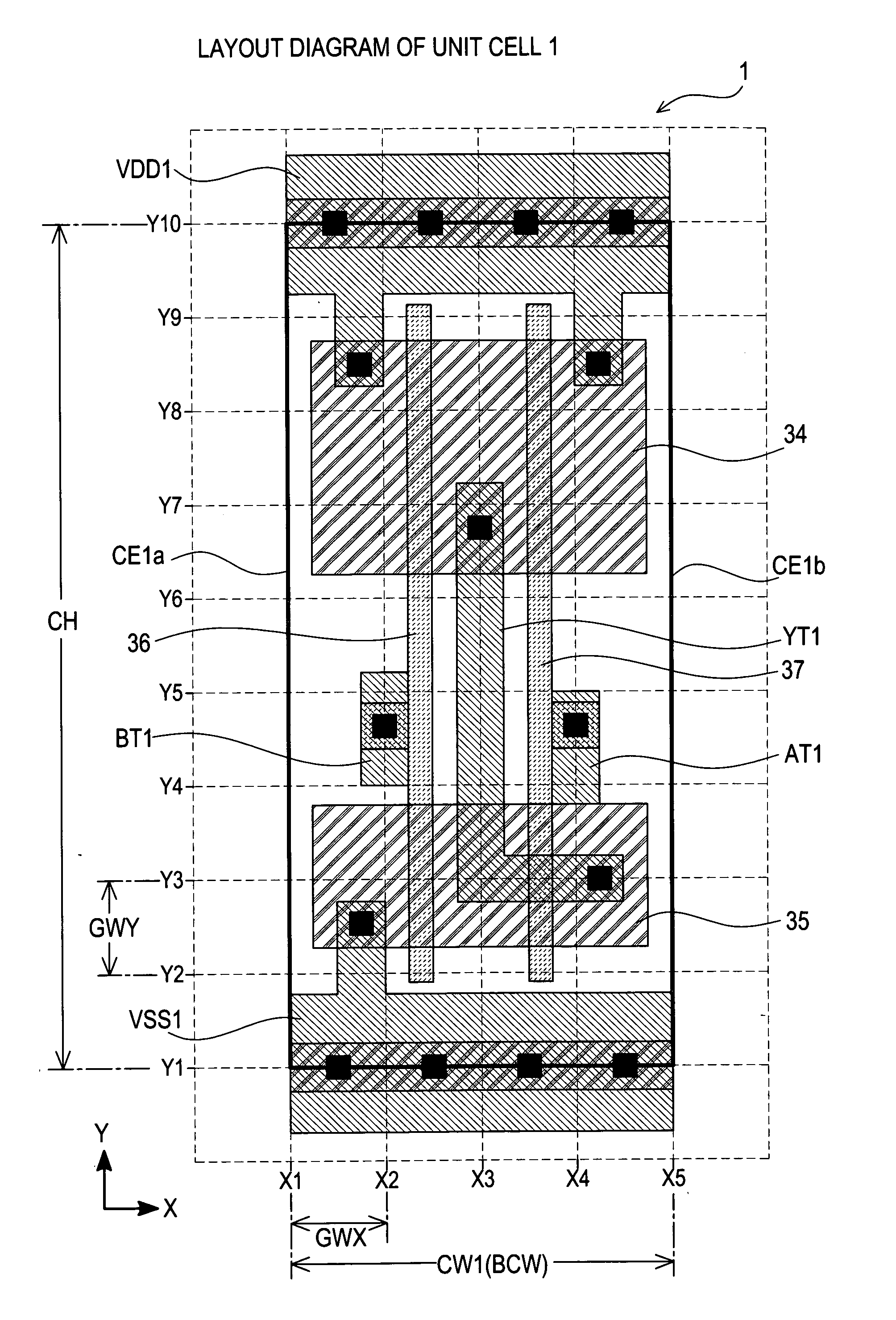 Unit cell of semiconductor integrated circuit and wiring method and wiring program using unit cell