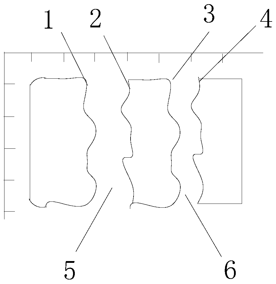 Ultrasonic non-destructive measurement method for fillet weld leg size and internal defects