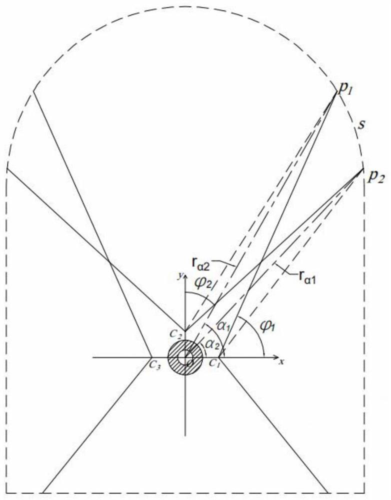 Method, device and storage medium for tof fusion and stitching of line array image of tunnel lining surface