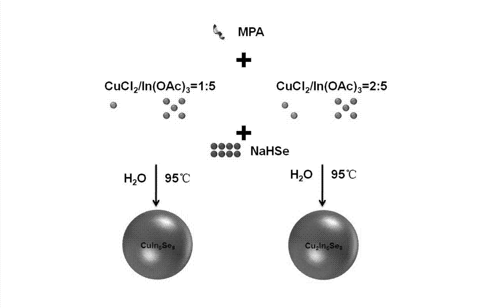 Near-infrared copper-indium-selenium quantum dot and preparation method thereof