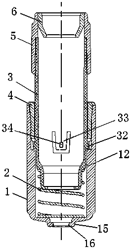 A device for controlling puncture depth and hidden needle and its application method