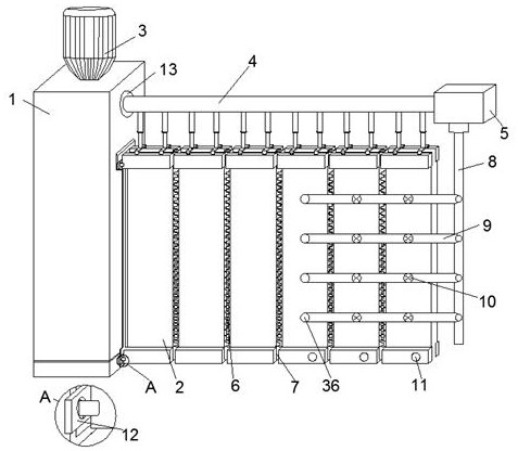 A plastic integrated molding mold