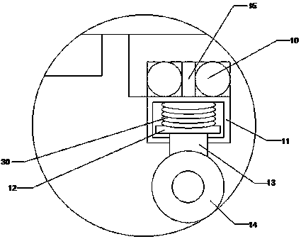 Middle-sized wind power generator maintenance tower