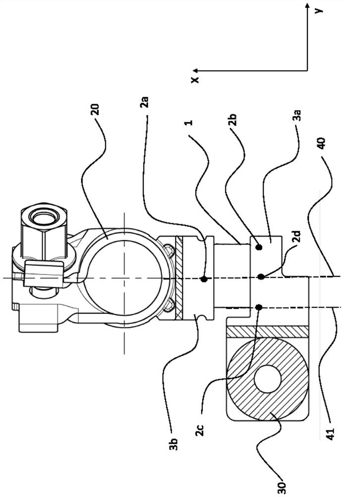 Battery sensor for temperature-independent current measurement using shunt