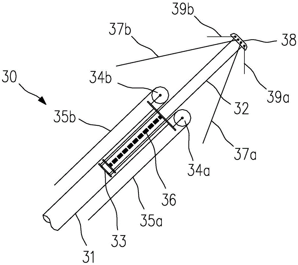 A hoisting device with a universal wheel