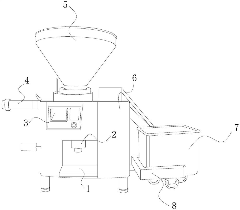 A valve bag vacuum filling equipment