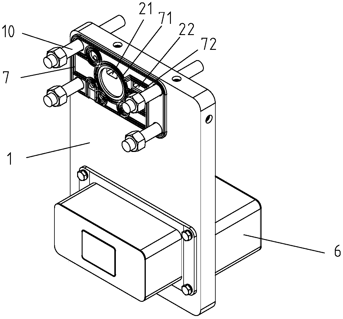 104 distribution valve air pressure monitoring module