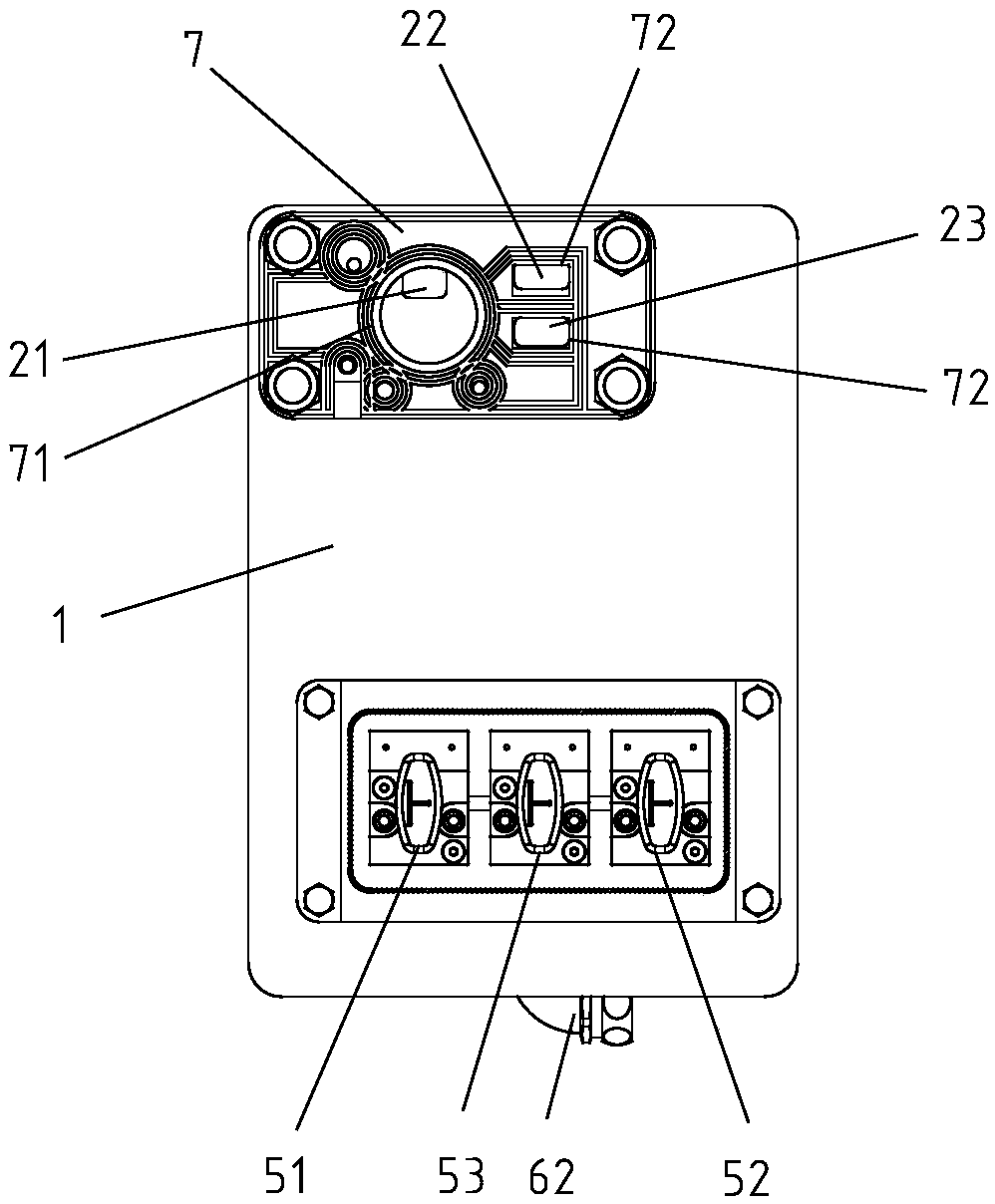 104 distribution valve air pressure monitoring module