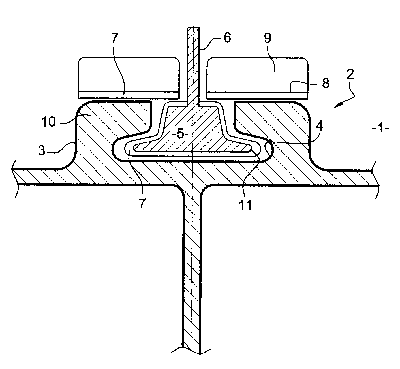 Fastener assembly for transport vehicle