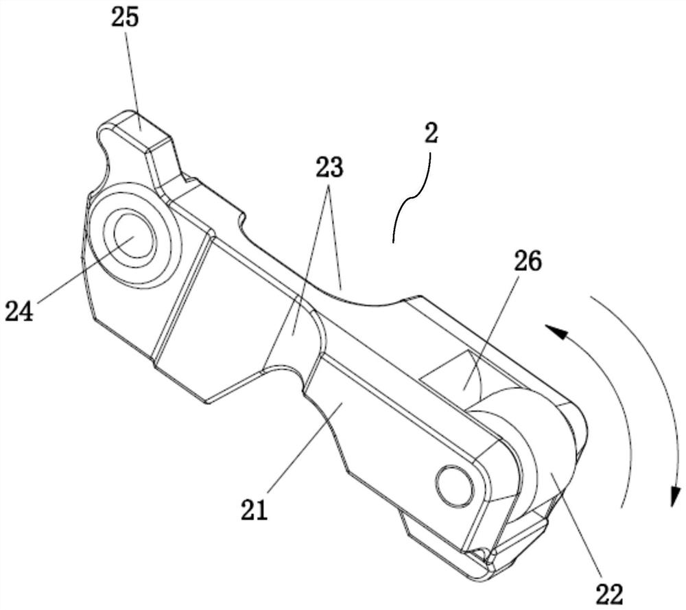 A Pulley Toggling Type Push-Pull Twist Opening Lockset