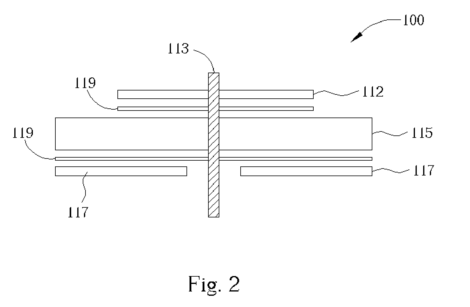 Patch antenna utilizing a polymer dielectric layer