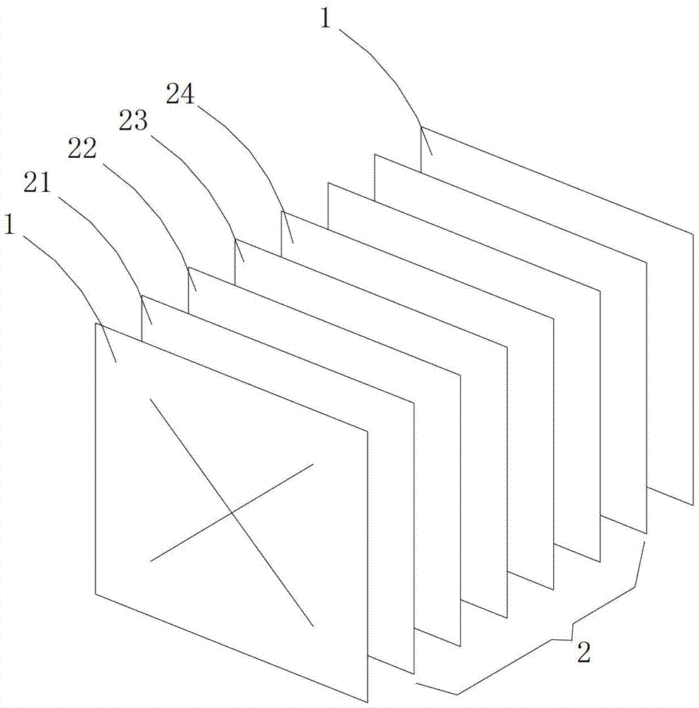 Ferrite material, small high-current laminated chip broadband magnetic bead and its preparation method