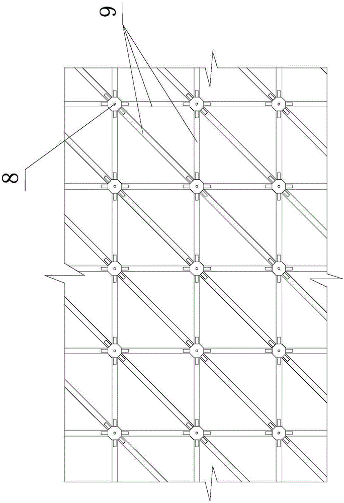 Pre-applied force anchoring system for slope protection device and construction method thereof