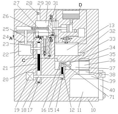 Plant ash preparation device with waste gas purification function