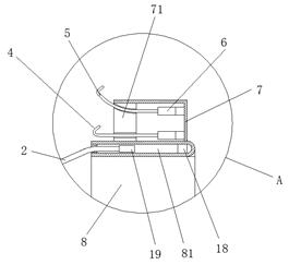 Yardage roll packaging device for cloth processing