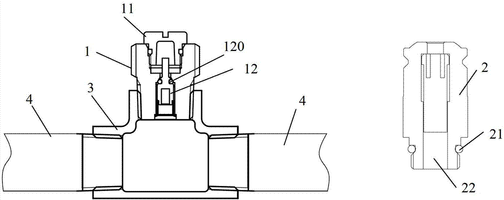 Gas pressure detection system, gas pressure detection plug and gas pressure detection plug assembly