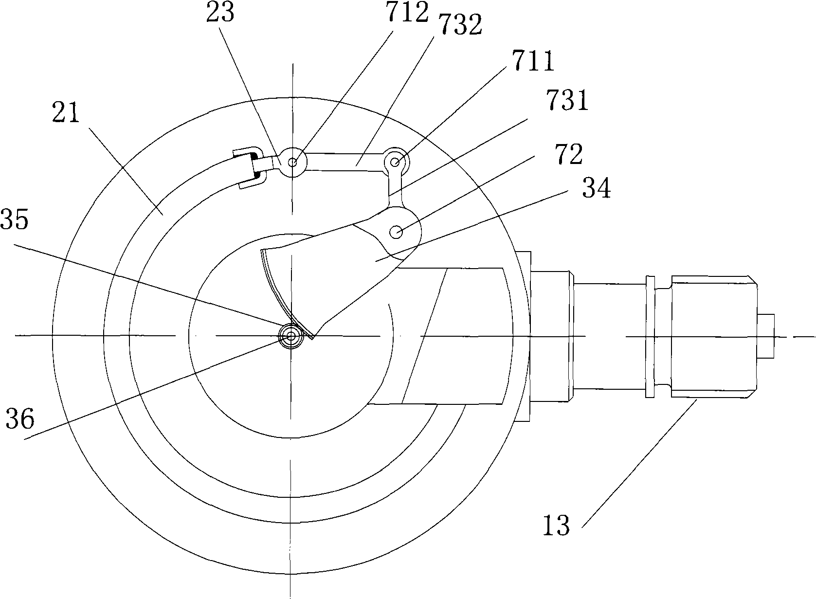 Pressure control valve for controlling opening degree of valve core through utilization of sensing element and refrigeration system