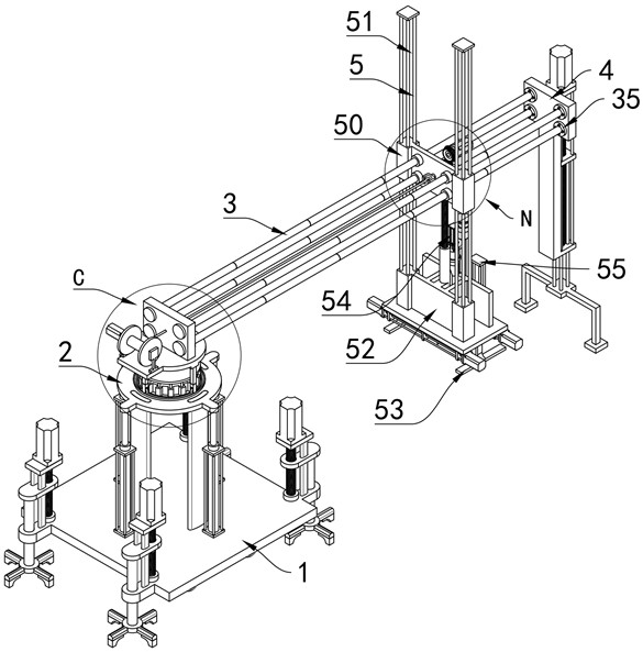 Polyester fiber composite coiled material edge joining device for buildings