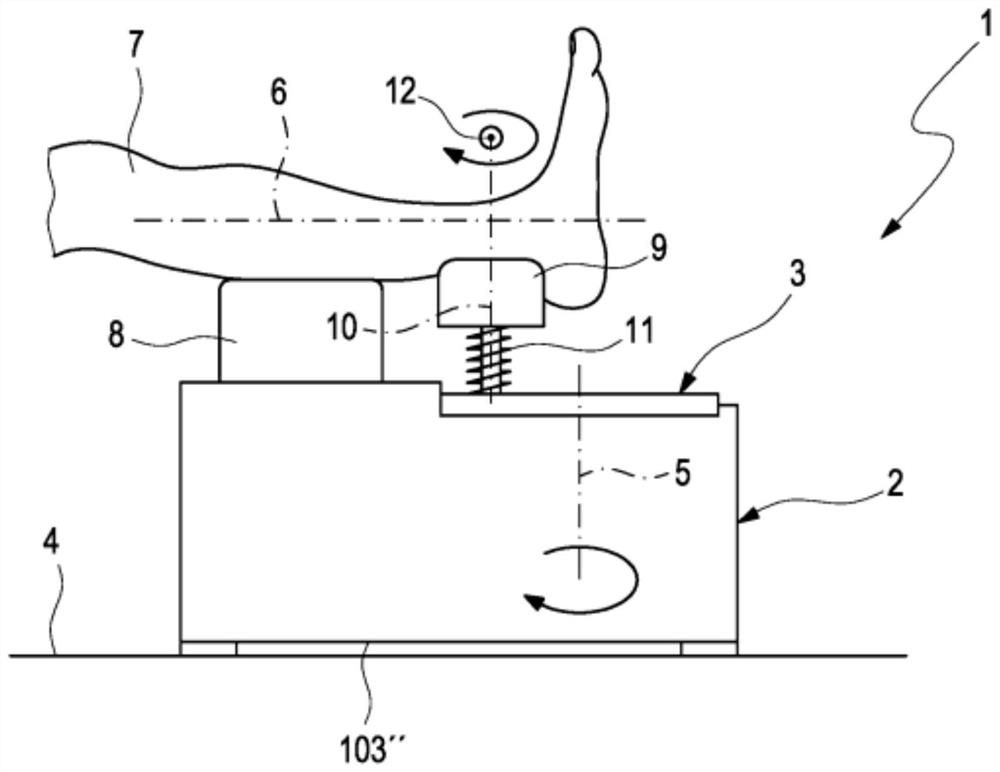 Massager suitable for massaging the Achilles tendon