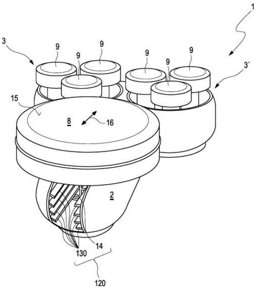 Massager suitable for massaging the Achilles tendon