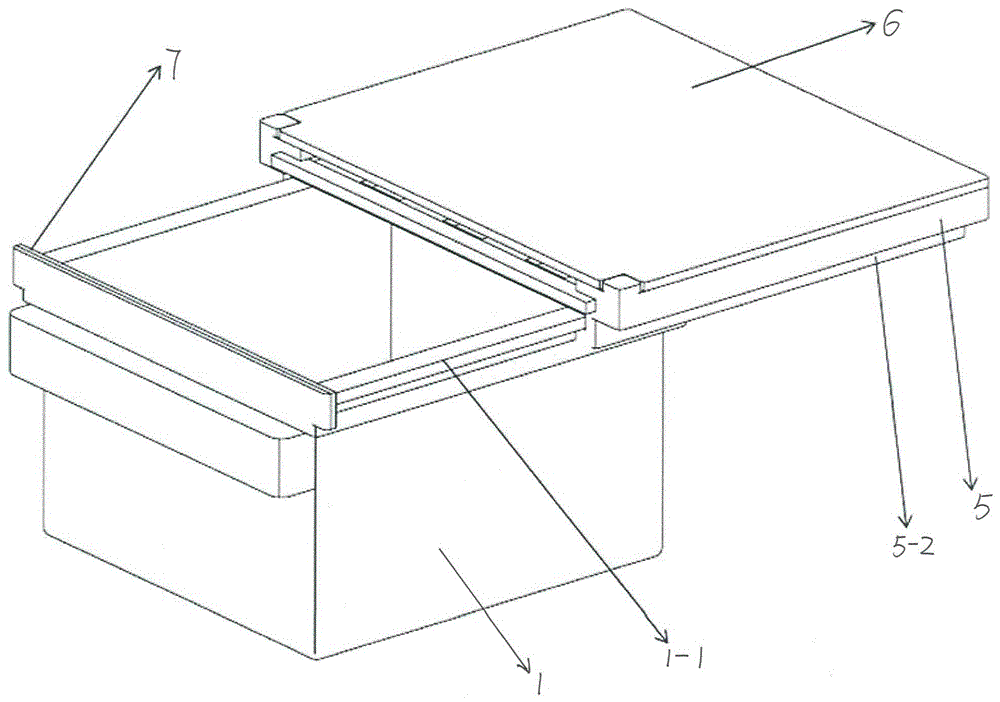 A fruit and vegetable fresh-keeping box and a refrigerator using the fruit and vegetable fresh-keeping box