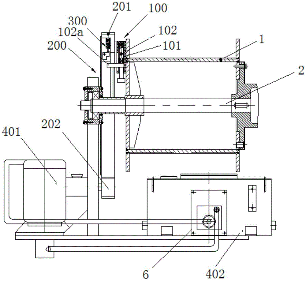 Coiling block stall braking system and hoisting device