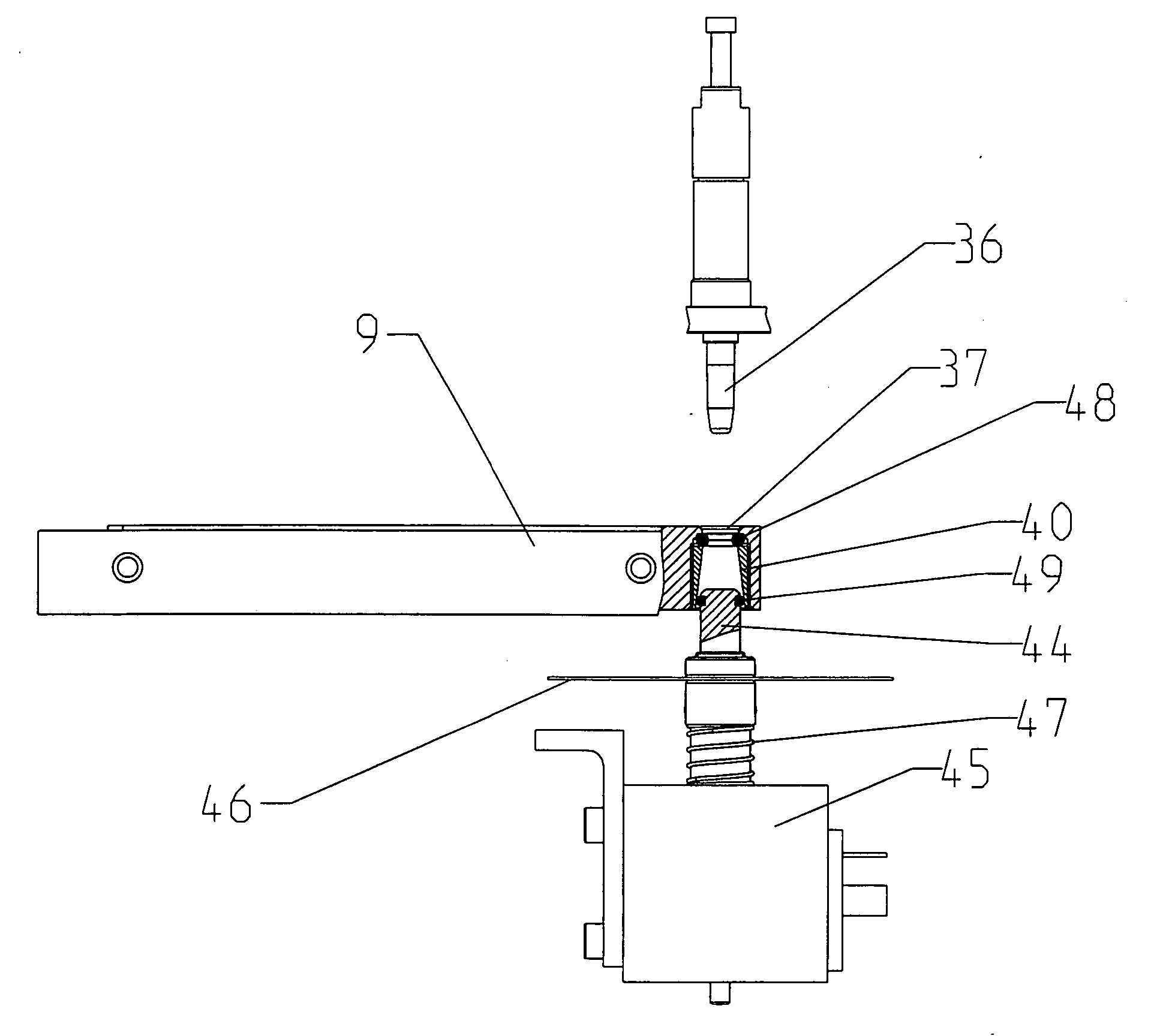 Automatic pipetting and analyzing device