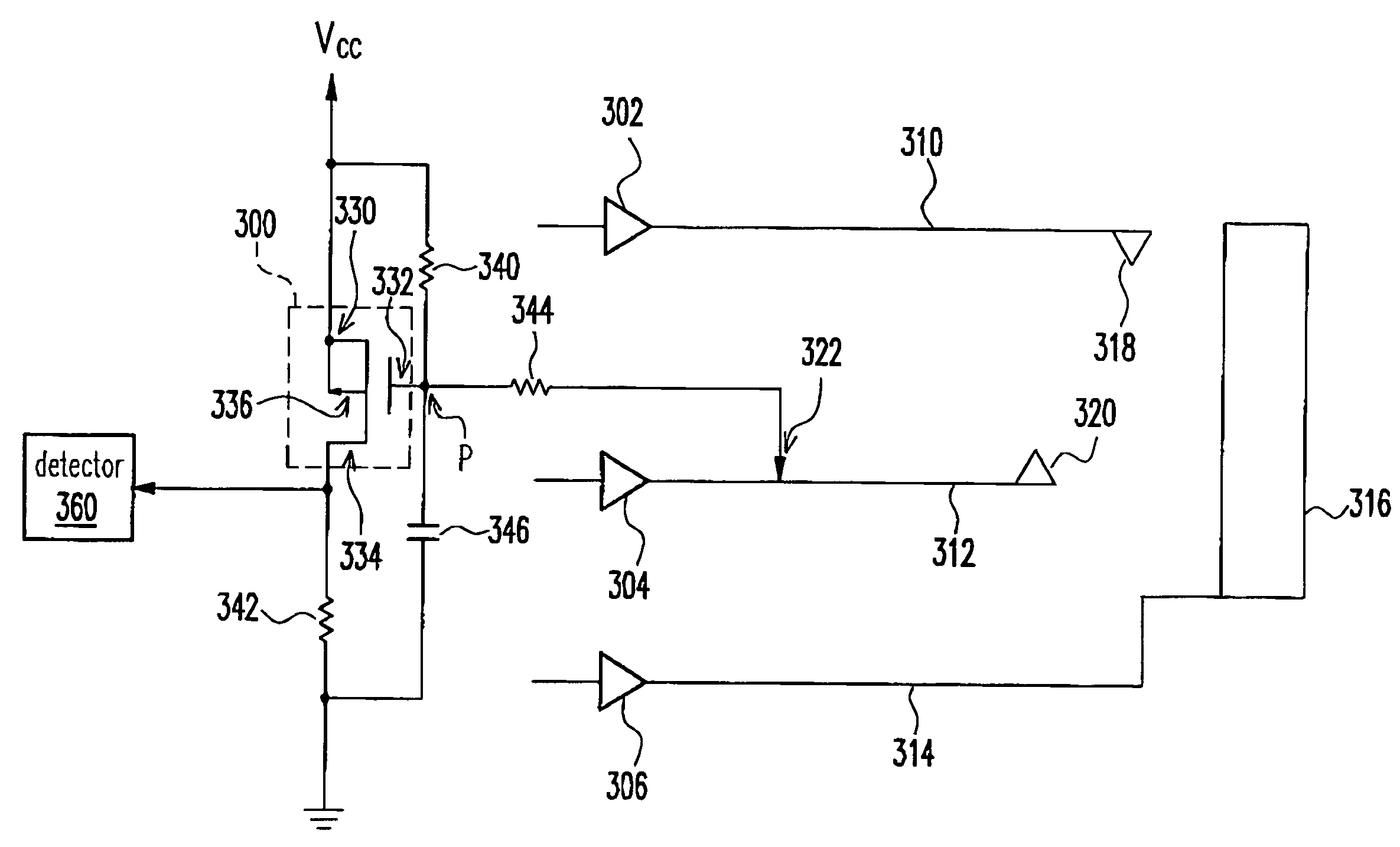 Earphone detection circuit