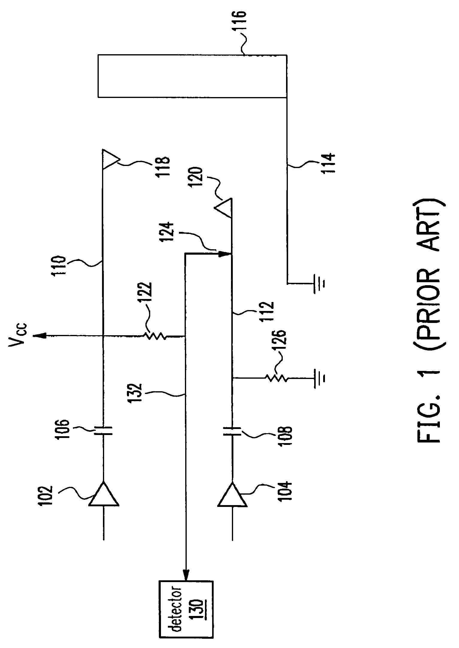 Earphone detection circuit