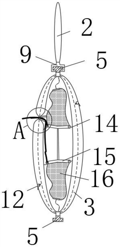 Special air column bag for fruit and vegetable cold chain