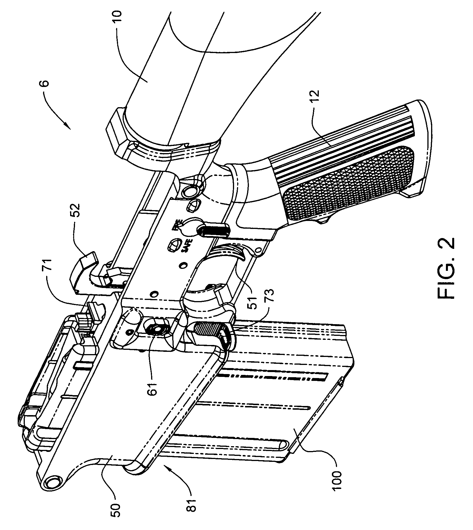 Receiver assembly for firearm