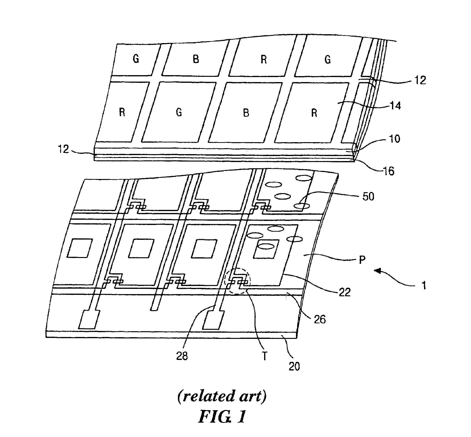 Liquid crystal display device implementing improved electrical lines and the fabricating method