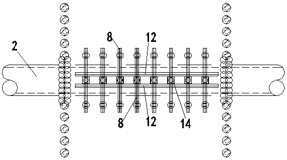 Control device and method of pipe gallery deformation in soft soil foundation pit excavation process