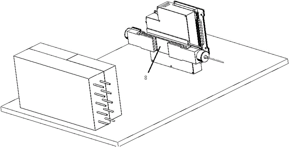 High-efficient radiating system applicable to multiple point heat sources in small space