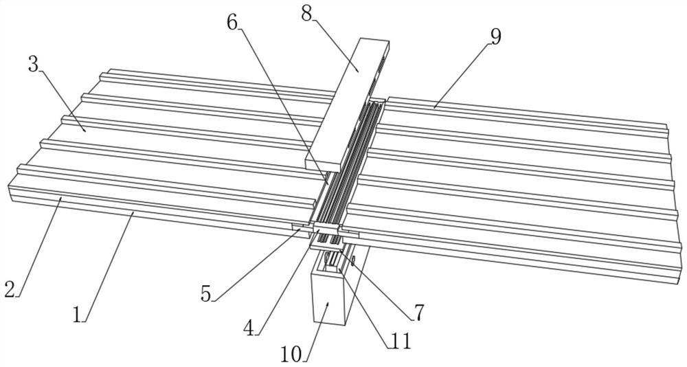 Flexible splicing type aluminum substrate with high thermal conductivity