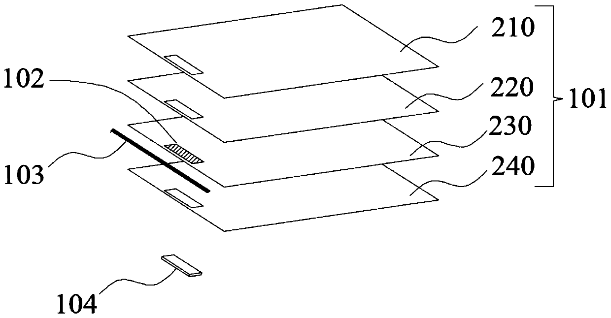 Backlight module for fingerprint identification in LCD screen and electronic equipment