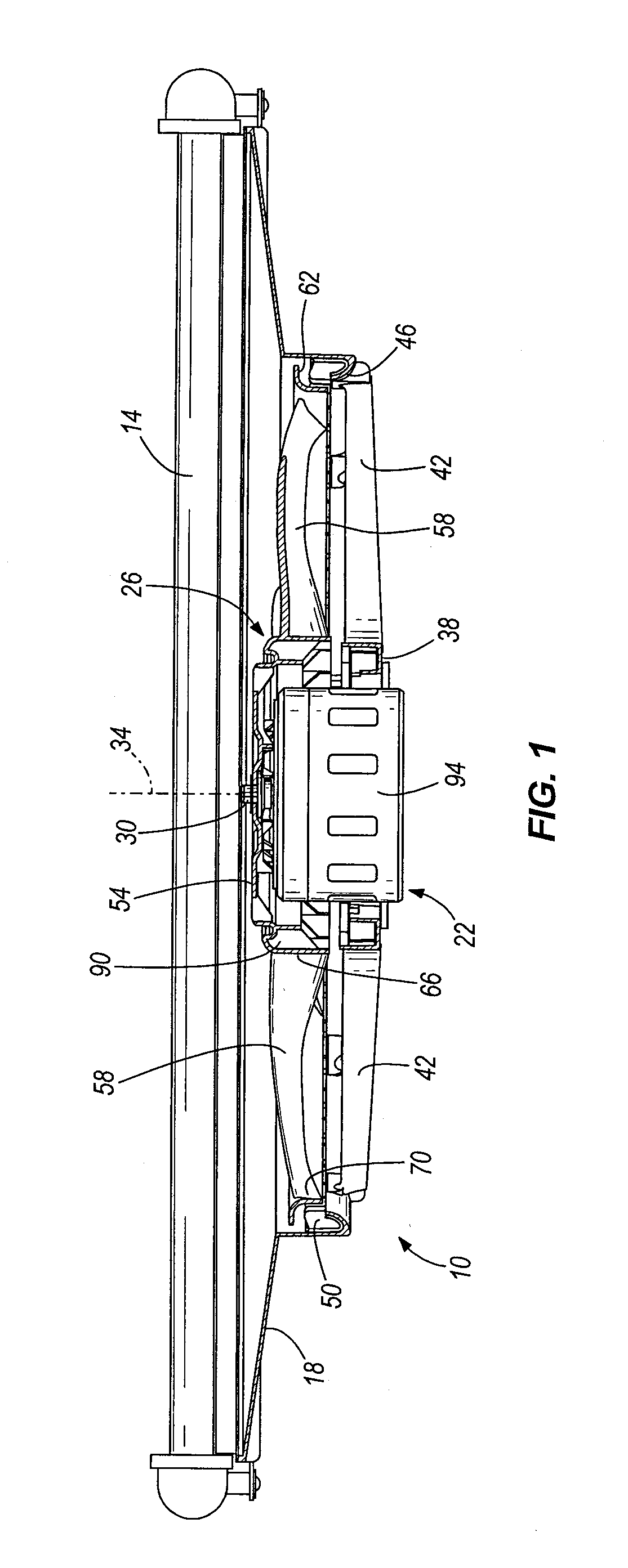 Axial fan assembly