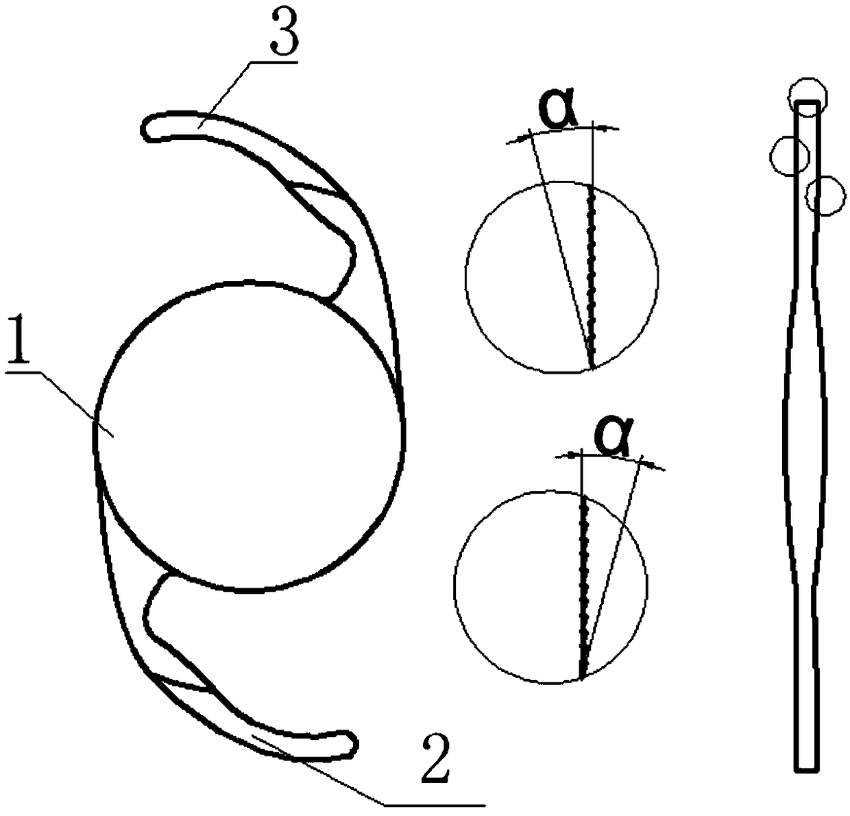 Axial spherical aberration progressive modulation type aspheric intraocular lens